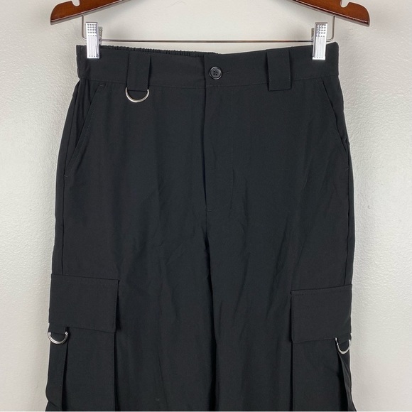 Halara High Waisted Button Zipper Multi Pockets Straight Leg Cargo Pants M NWT - Picture 5 of 12